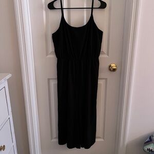 DAVI & DANI Black Spaghetti Strap Jumpsuit